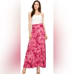 36. Made By Johnny Tie Dye Maxi Skirt